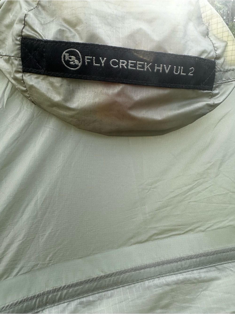 HV UL2 Lightweight backpacking tent Sage Green includes poles, stakes, footprint